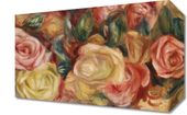 Obraz 30x20cm Roses, Pierre-Auguste Renoir Vintage do Salonu