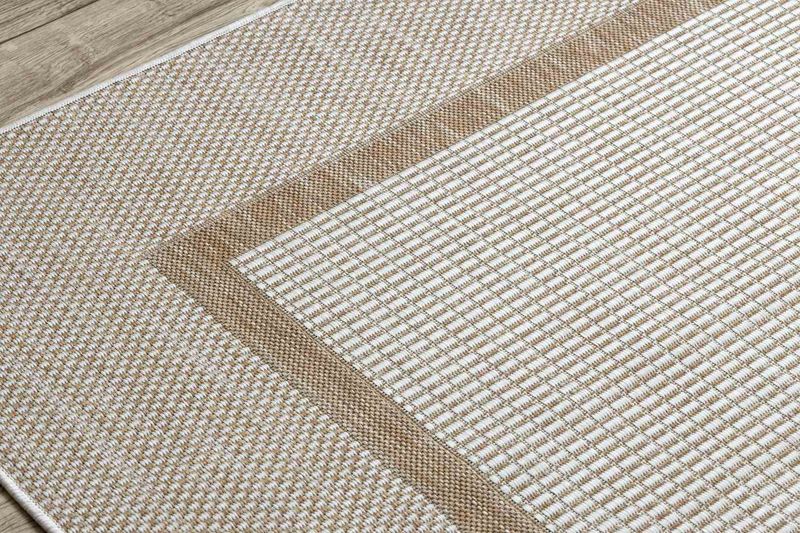 RUG/LU/VINEA/FRAME/CREAM+BEIGE/80x150 zdjęcie 3