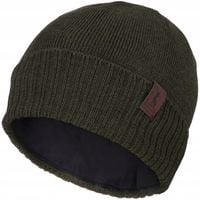 CZAPKA ZIMOWA MĘSKA WEŁNA MERINO DLA MYŚLIWEGO MYSLIWSKA HOGAN KHAKI OLIVE