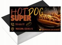 Wizytówki firmowe 200 szt RÓŻNE WZORY do wyboru SUPER HOT DOG