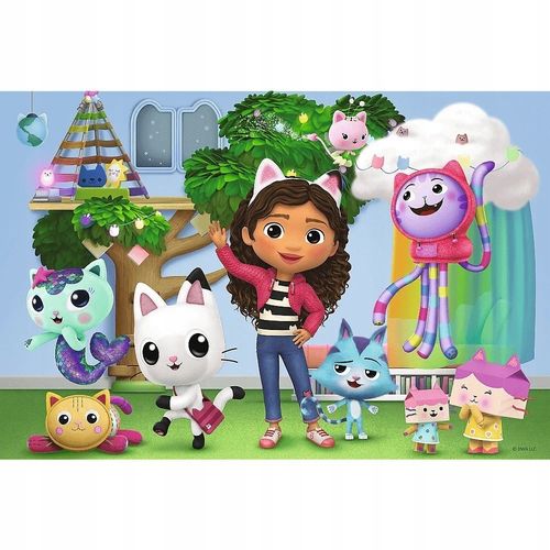 Puzzle 100 Koci Domek Gabi 16464 na Arena.pl