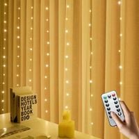 Kurtyna świetlna duże lampki, duża kropla led 250 biały ciepły