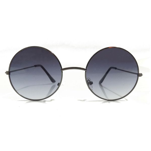 Okulary okrągłe LENONKI - srebrne zdjęcie 1