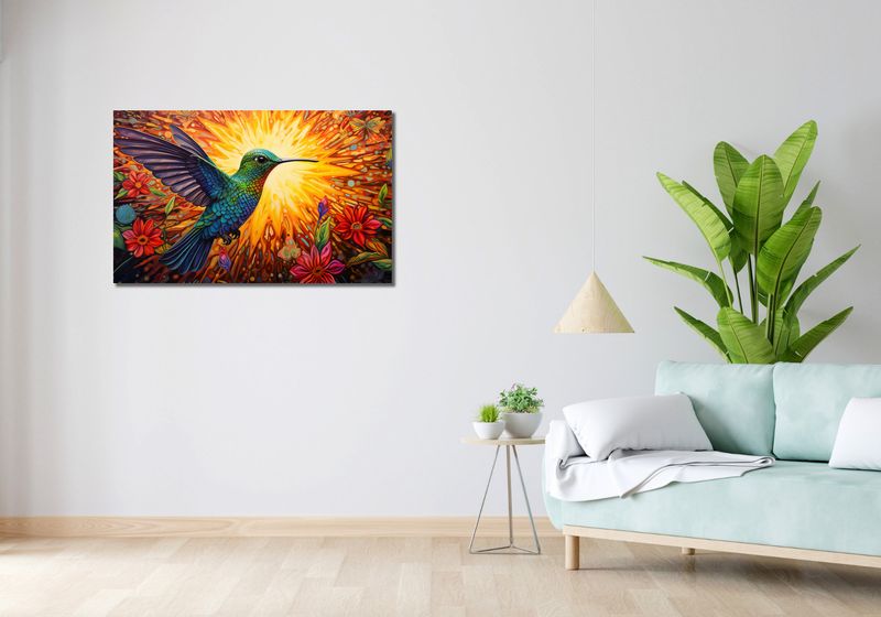 Obraz 100x60cm Koliber Barw zdjęcie 2