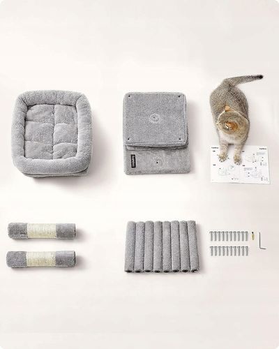 DRAPAK DLA KOTA MAŁY LEGOWISKO JASKINIA SŁUPEK DOMEK LEŻAK 2 POZIOMY 67cm na Arena.pl