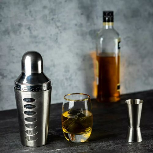 SHAKER BARMAŃSKI Z RECEPTURAMI 600ml KINGHOFF KH-1393 na Arena.pl