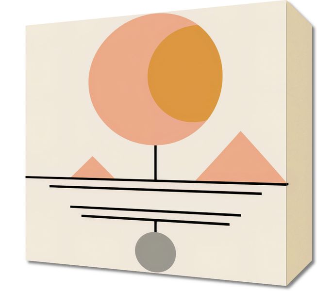 Obraz 30x30cm Geometryczna Utopia zdjęcie 1