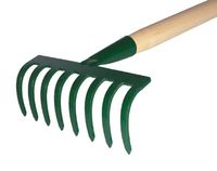 grabie uniwersalne 16cm 8 zębne metalowe z trzonkiem drewnianym 60cm