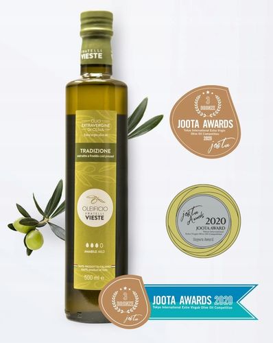 Oliwa z oliwek extra virgin Fratelli Vieste Tradicione 1l Włoska ŁAGODNA na Arena.pl