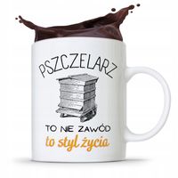 Kubek Prezent Dla Pszczelarza To Styl Życia Z Nadrukiem Ze Zdjęciem
