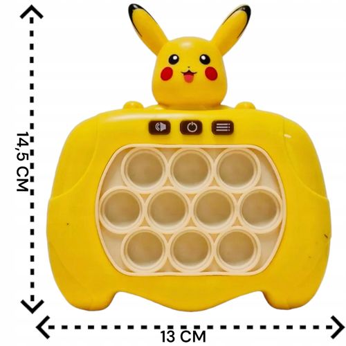 KONSOLA POP IT POKEMON PIKACHU GRA ELEKTRONICZNA ZRĘCZNOŚCIOWA SENSOR na Arena.pl