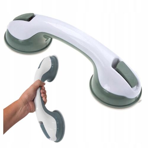 UCHWYT DO ŁAZIENKI BEZ WIERCENIA NA PRZYSSAWKI POMOCNA PORĘCZ DLA SENIORA na Arena.pl