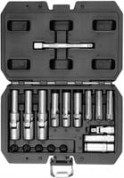 YATO ZESTAW KLUCZY DO ŚWIEC ŻAROWYCH 1/4" 3/8" 8-12mm Z PRZEGUBEM CrV 18EL.