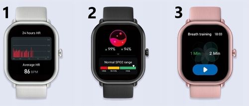 Smartwatch Zeblaze GTS 3 Pro biały na Arena.pl