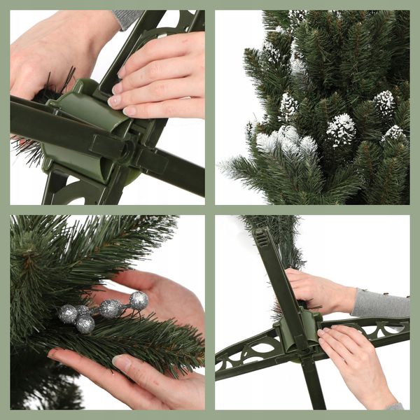 Choinka sztuczna Diamentowa 180 cm Sosna Piękna zdjęcie 10