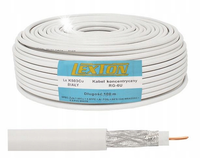 KABEL KONCENTRYCZNY ANTENOWY 100% MIEDZIANY 100M 6.8MM HD 4K WTYKI GRATIS