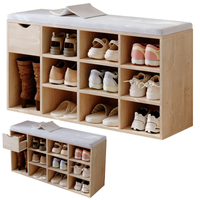 SZAFKA NA BUTY Z SIEDZISKIEM SONOMA ŁAWKA PRZEDPOKÓJ Z SZUFLADĄ 100 CM