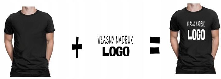 KOSZULKA Z WŁASNYM NADRUKIEM NAPIS LOGO TEKST 3XL zdjęcie 4