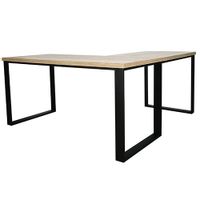 Biurko narożne lewe Dąb Halifax naturalny 160 MebleKreator