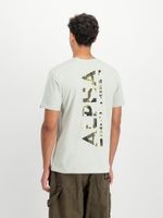 Alpha Industries T-shirt Backprint Camo Print (128507CP) stone XXL
