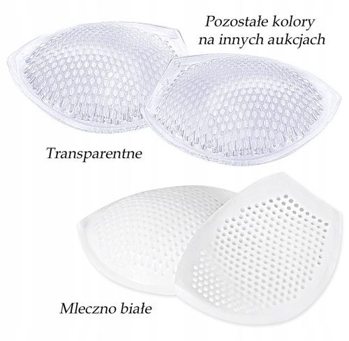 WKŁADKI SILIKONOWE PUSH UP DO STANIKA ODDYCHAJĄCE Ws1s1 na Arena.pl