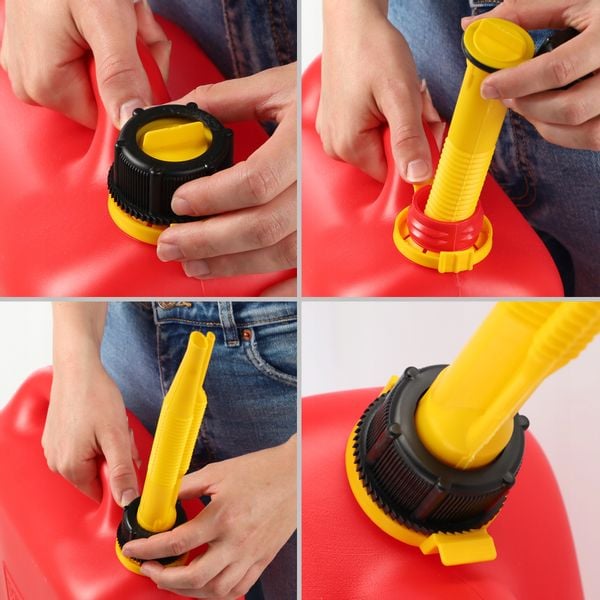 Kanister Na Paliwo Pojemnik Baniak 12L Lejek Atest zdjęcie 8