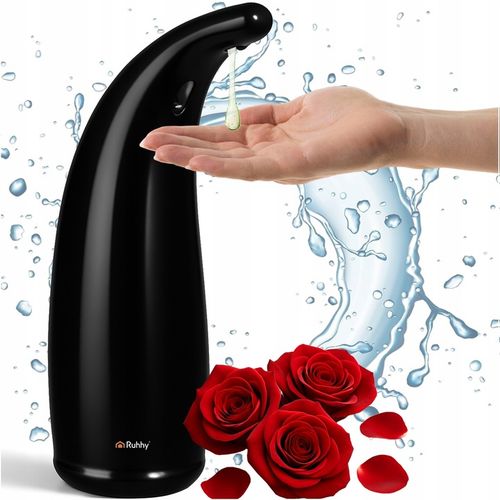 Automatyczny dozownik do mydła bezdotykowy czarny na Arena.pl