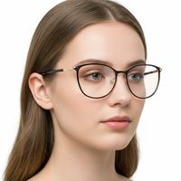 Damskie okulary +1.00 do czytania i komputera z filtrem Blue Light STL277