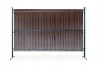 OSŁONA PANELI OGRODZENIOWYCH 123 x250 44/62 Jasny Brąz Cały kpl+instrukcja