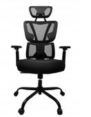 Fotel biurowy obrotowy regulowany ergonomiczny premium KG101 czarny