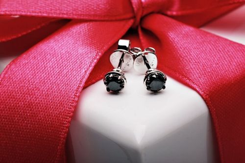 Złote kolczyki KBD1594B - Diament na Arena.pl