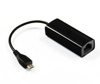 MicroConnect USB MICRO to Ethernet, Black