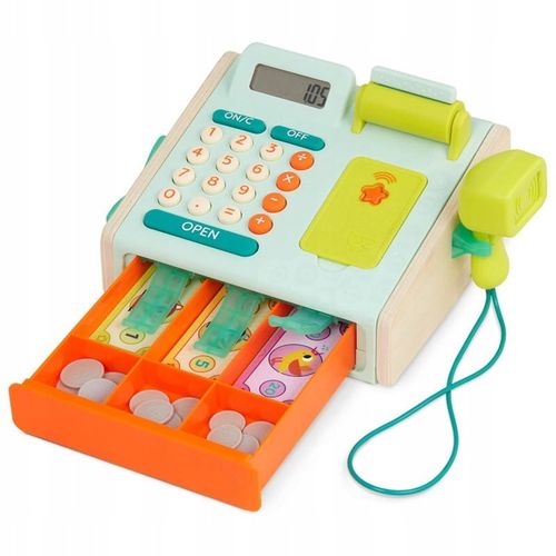 B.TOYS Kasa fiskalna dla dzieci ze skanerem i czytnikiem kart płatniczych na Arena.pl
