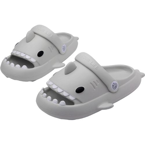 Klapki dziecięce rekinki basenowe piankowe szare antypoślizgowe 32/33 na Arena.pl