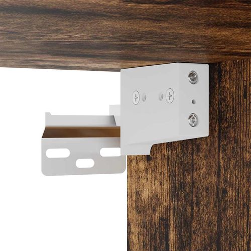 Szafka ścienna łazienkowa z lustrem, przydymiony dąb 60x21x60cm na Arena.pl