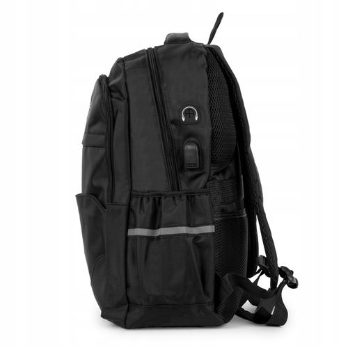 Bivacc Pojemny plecak szkolny młodzieżowy czarny zestaw 3 szt Bivacc na Arena.pl