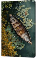 Obraz 60x100cm Łódź Między Naturą
