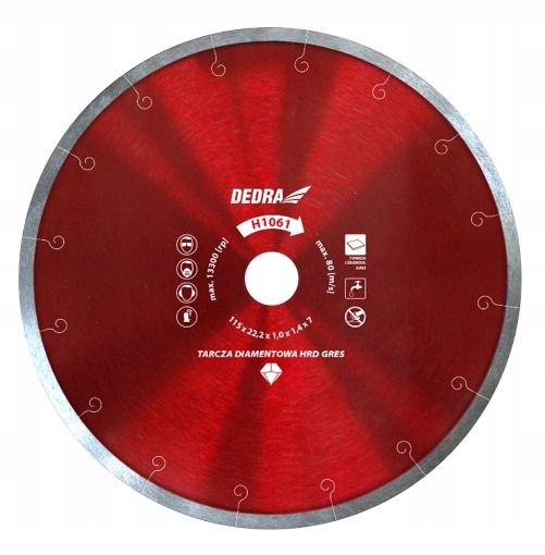 Dedra Tarcza Diamentowa Hrd H1064E zdjęcie 5