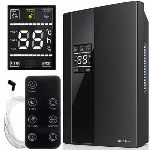 Osuszacz Powietrza Pochłaniacz Wilgoci 24h Mocny Oczyszczacz UV TiO2 na Arena.pl