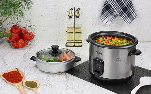 RYŻOWAR GARNEK DO RYŻU PAROWAR DO RYŻU WARZYW 2W1 3,2L 500W na Arena.pl