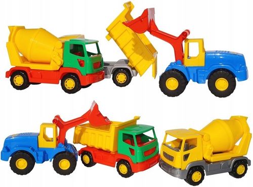 WADER - POLESIE ZESTAW WYWROTKA + FADROMA + BETONIARKA TIR na Arena.pl