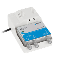 Rozdzielacz antenowy 2 TV 12V rozgałęźnik splitter Alcad AL-105