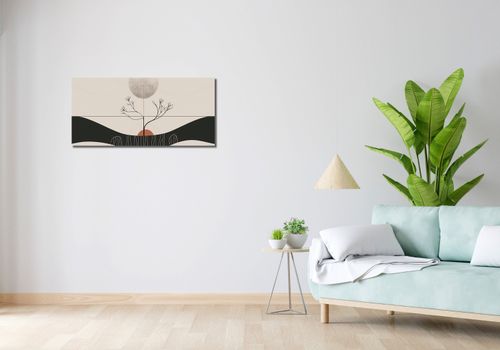 Obraz 90x40cm Zimowy Księżyc na Arena.pl
