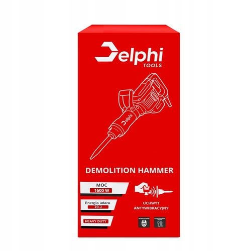 MŁOT WYBURZENIOWY 70J CHŁODZONY OLEJEM UDAROWY MOCNY UDAR HEX30 1600W na Arena.pl