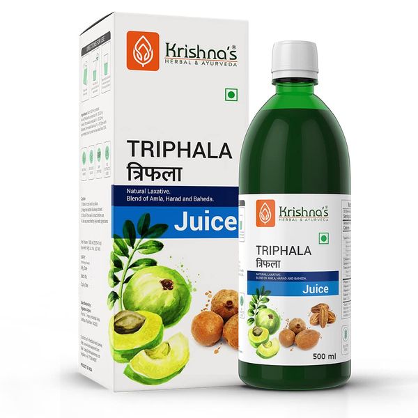 Sok z Triphali zdrowie jelit Krishnas 500ml zdjęcie 1