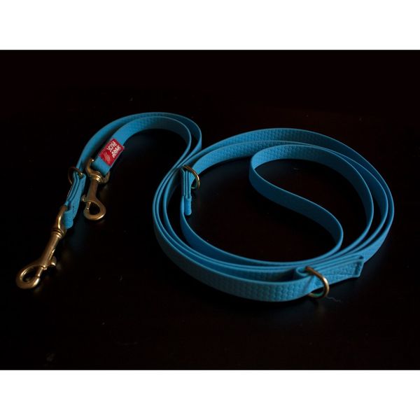 Smycz Sharp Pack przepinana, 2,5 m, niebieska zdjęcie 2