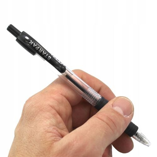 Długopis Automatyczny Grip Starpak Sch Czarny Czarny Starpak na Arena.pl