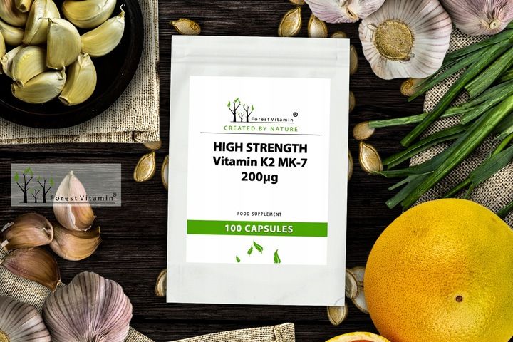 WITAMINA K2 MK-7 200mcg NATTO MOCNA 100 kapsułek zdjęcie 8