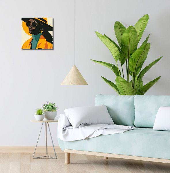 Obraz 30x30cm Żółta Stylowość zdjęcie 2