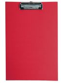 DESKA CLIPBOARD A4 PVC D.RECT RED
